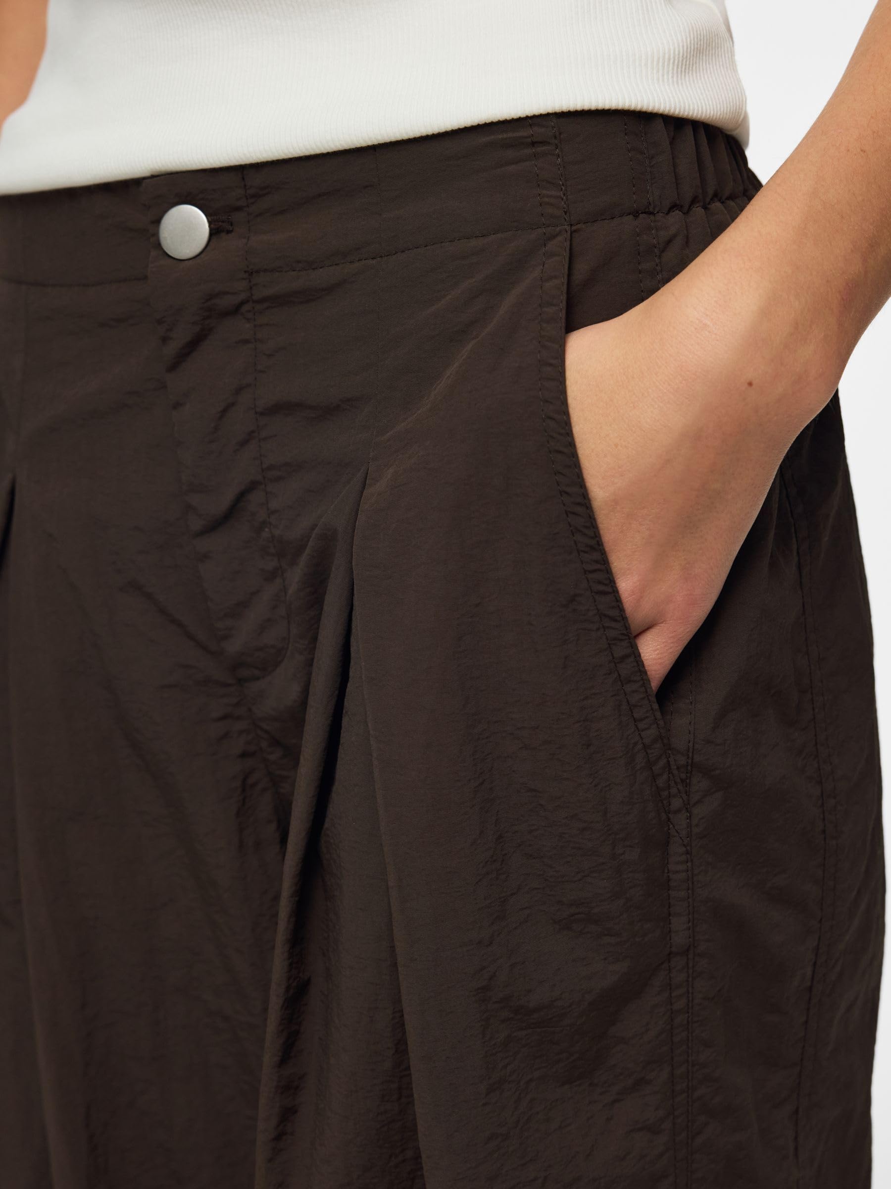 Pieces Pcjabina MW Barrel pantaloni donna S modello barrel