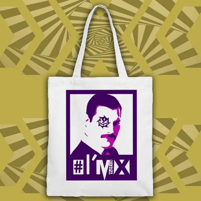 I'm X Mercury X 2 shopper tela cotone organico