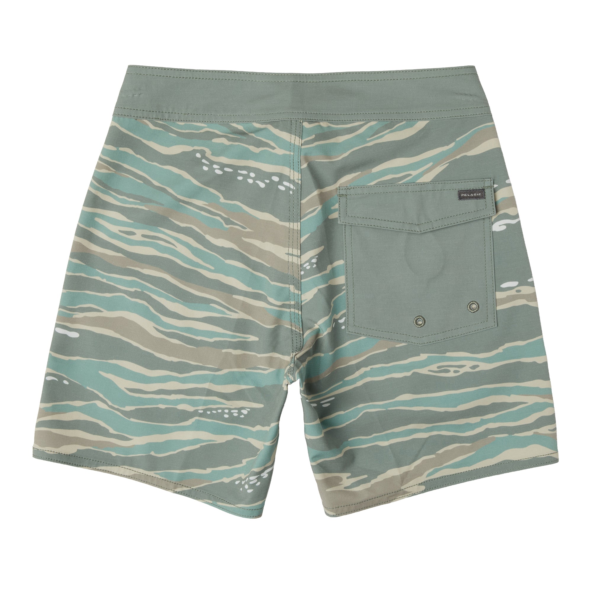 Pelagic Youth Ledge costume ragazzo verde mimetico