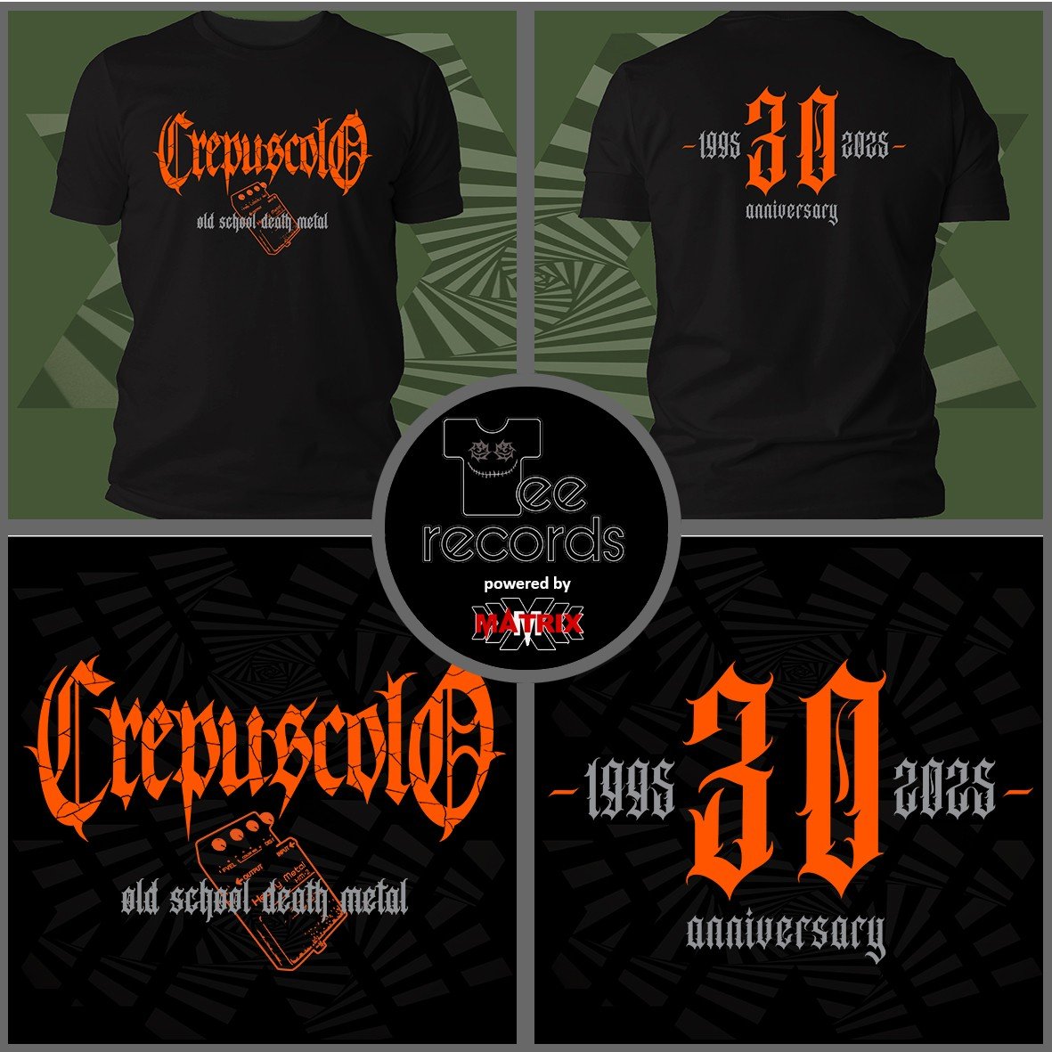 Matrix Crepuscolo 30th Anniversary t-shirt cotone organico stampa digitale