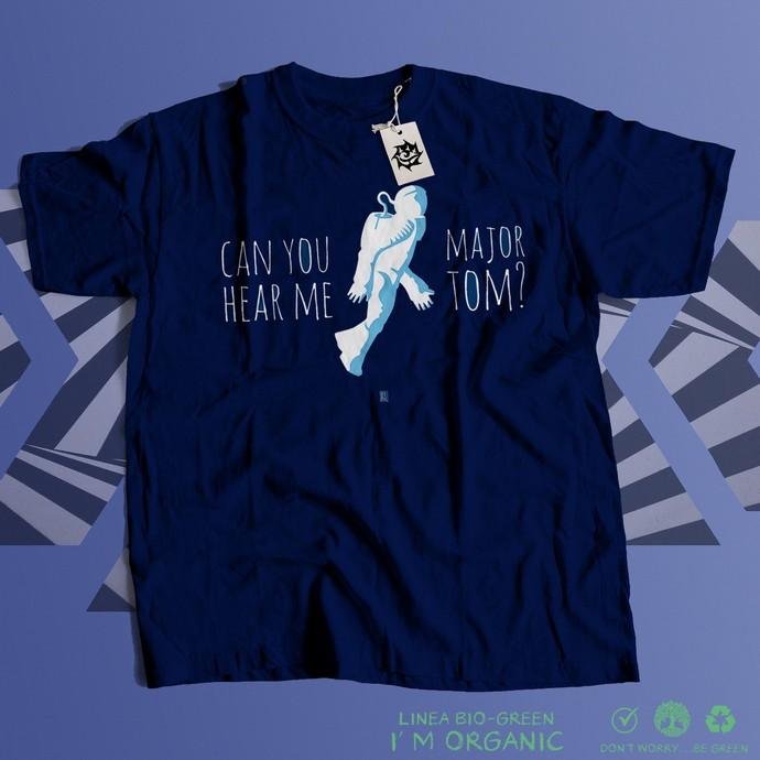 M4U Major Tom Bowie maglietta cotone unisex