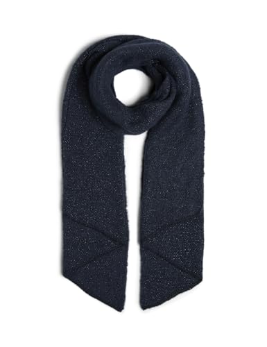 Pieces Pcpyron Long Scarf sciarpa nero oro lurex