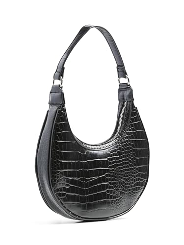 PIECES Pcnanett Croco Shoulder Bag borsa effetto cocco