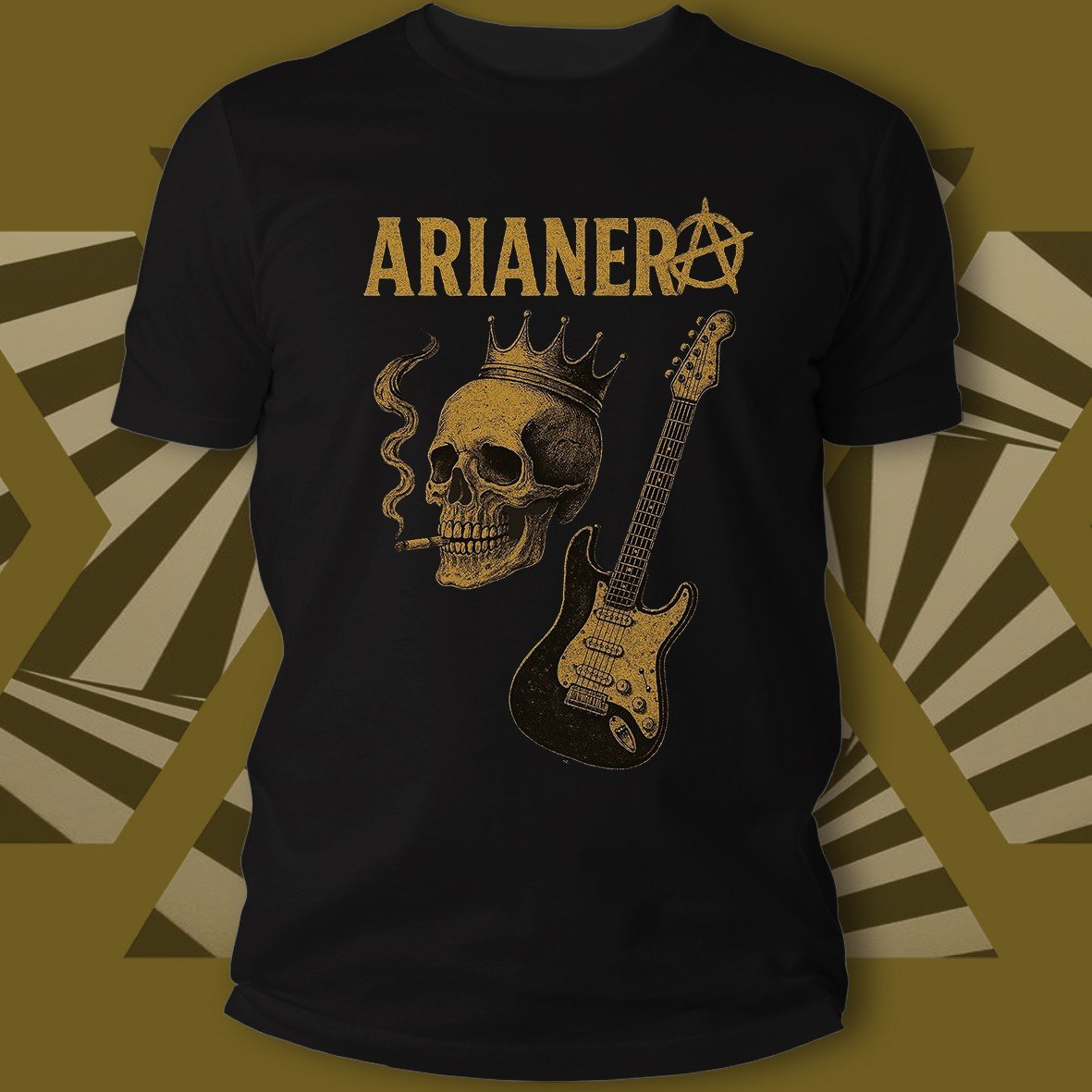 Matrix Music Store Arianera Skull t-shirt cotone organico