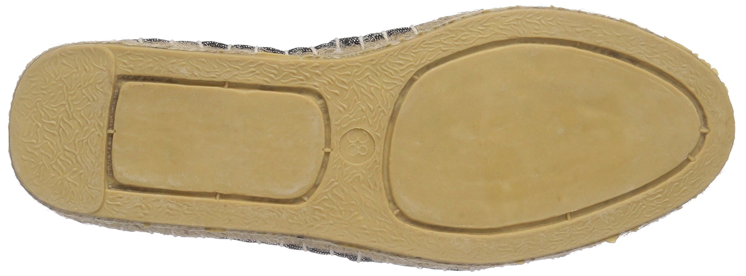 Pieces Haisha Espadrillas Donna Argento Metallic Tela