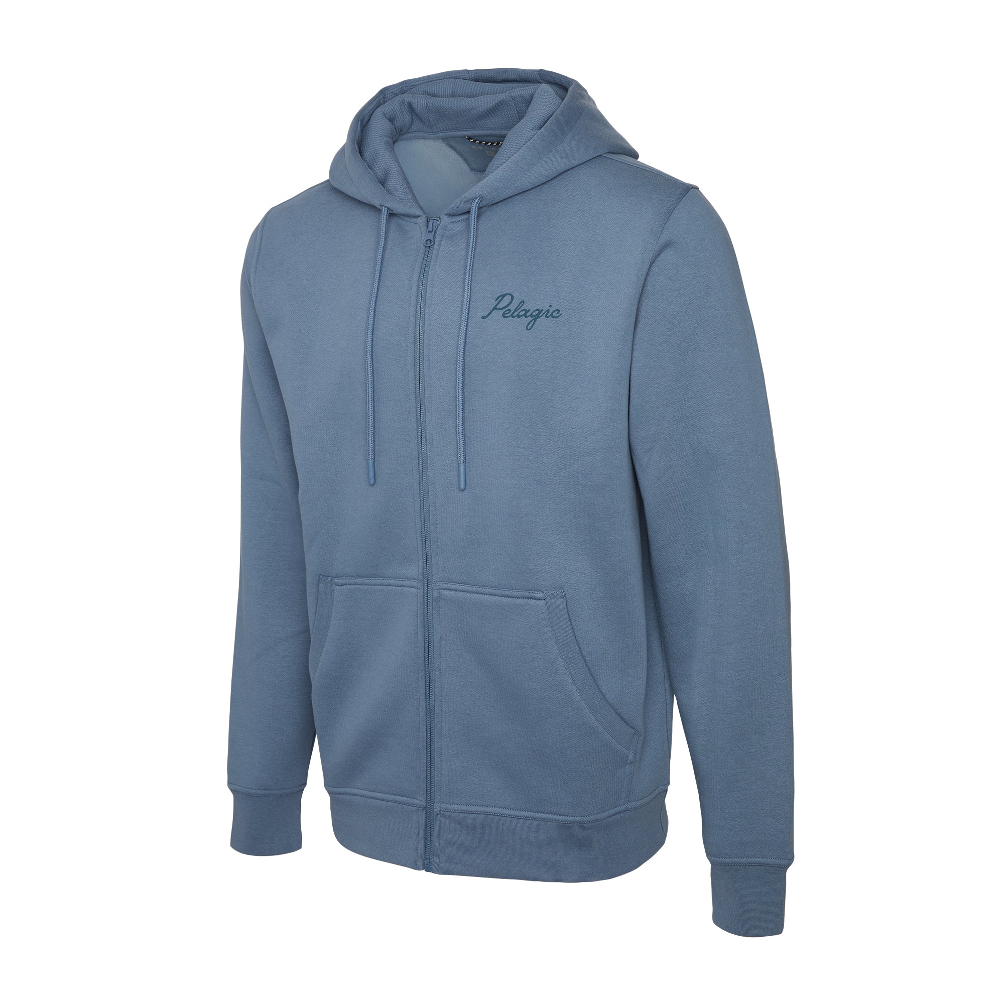 Pelagic Tanner Lines In felpa zip uomo petrol cotone