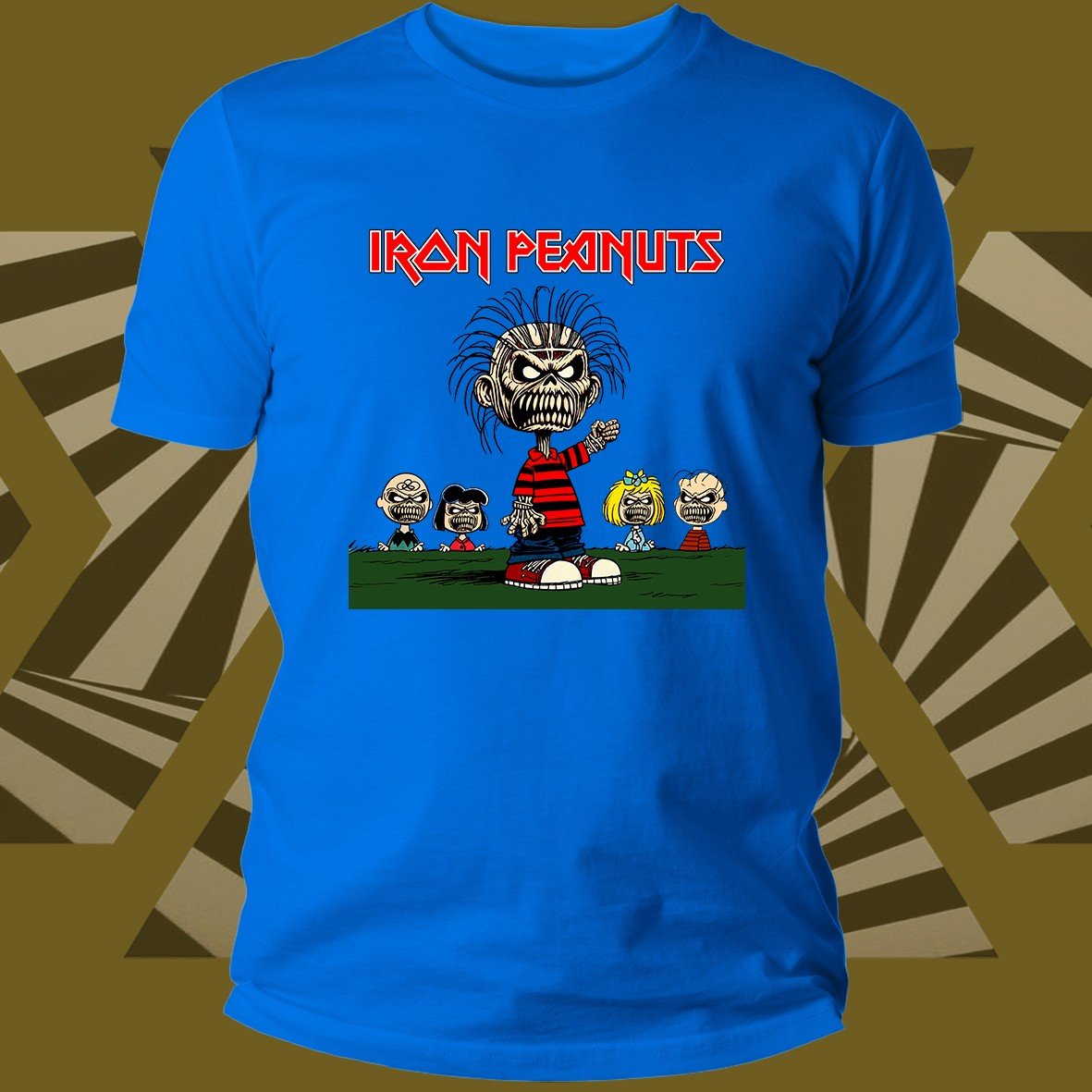 Matrix Music Store Iron Peanuts Eddie Brown T-shirt cotone unisex
