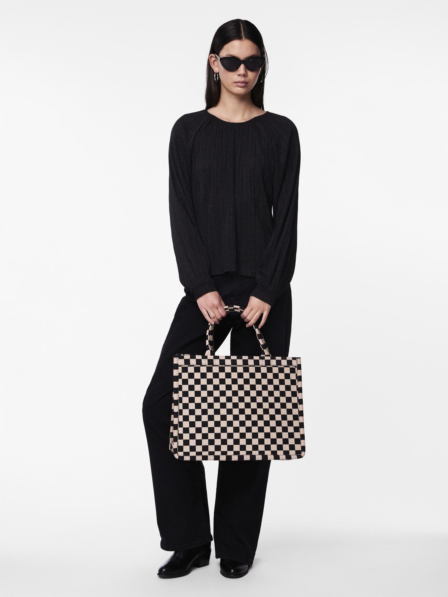 PIECES Pcdalilah New LS Top maglietta maniche lunghe