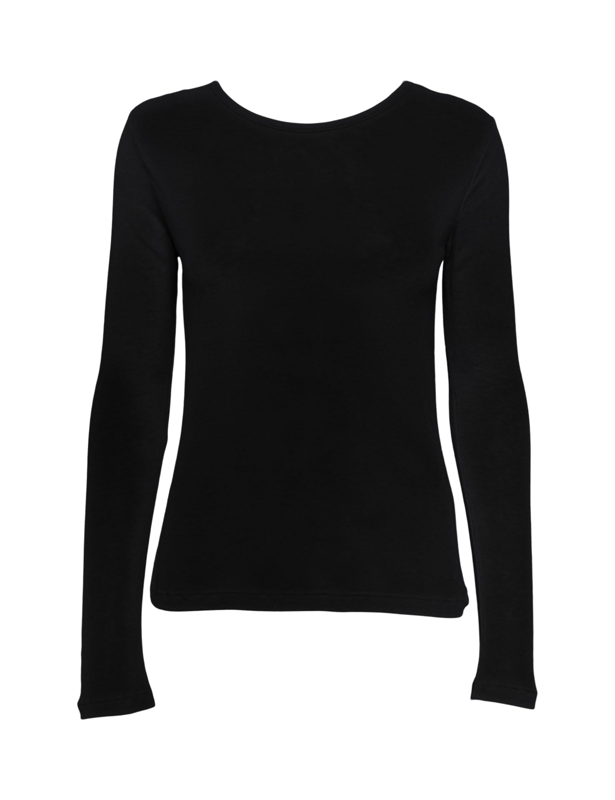 Pieces Pcnoey LS O-Neck Top maglietta donna S maniche lunghe