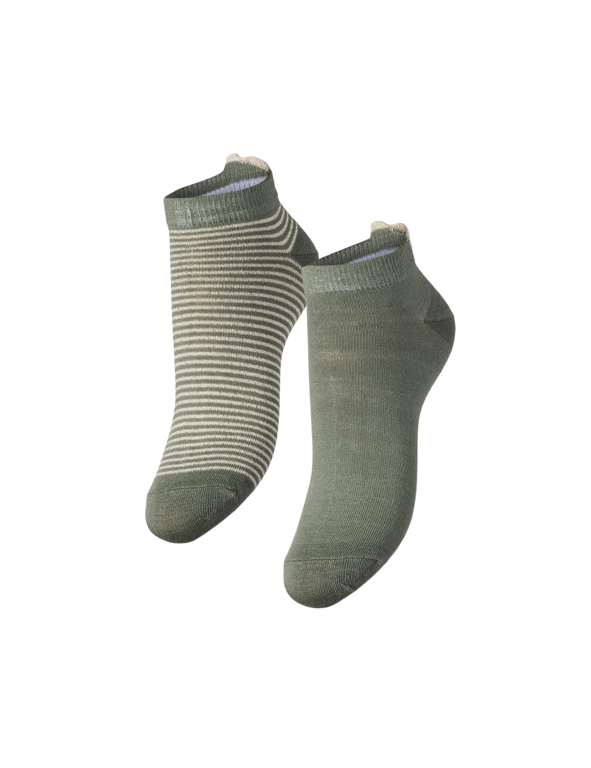 Pieces calze glitterate bianche 2 pezzi uso quotidiano