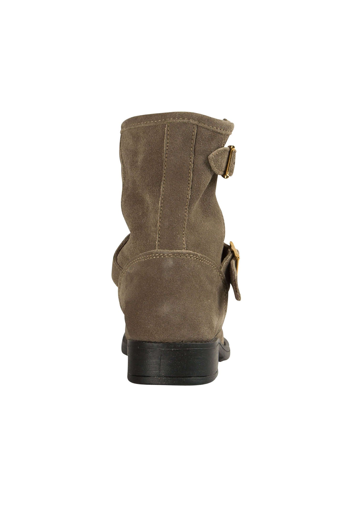 Pieces Iza Suede Zipper Boot stivaletti 40 sabbia