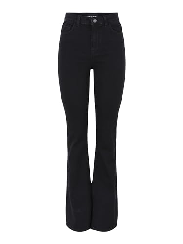 PIECES Pcpeggy jeans flare donna XL vita alta