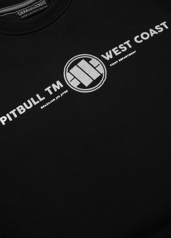 Pitbull Keep Rolling felpa uomo girocollo con stampa