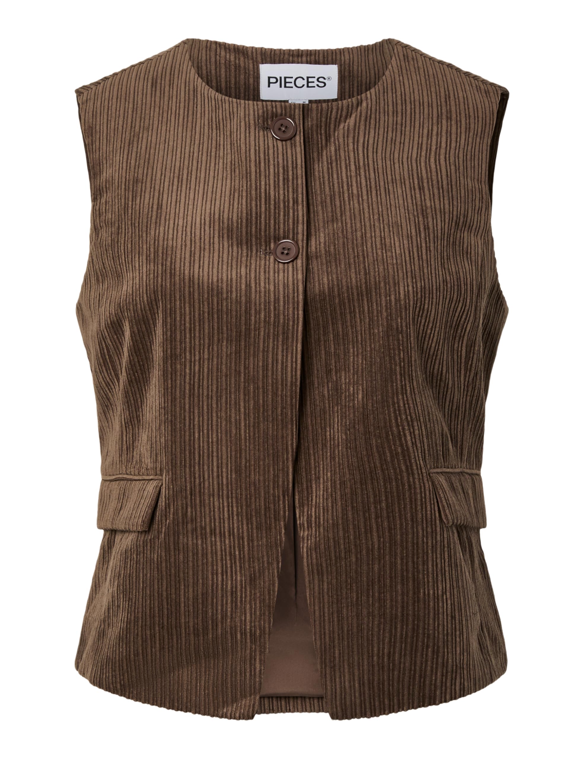 Pieces Pcaudre Cord gilet donna S velluto a coste