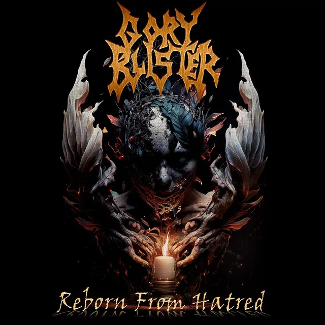 Gory Blister Tee-Records Reborn From Hatred maglietta cotone organico