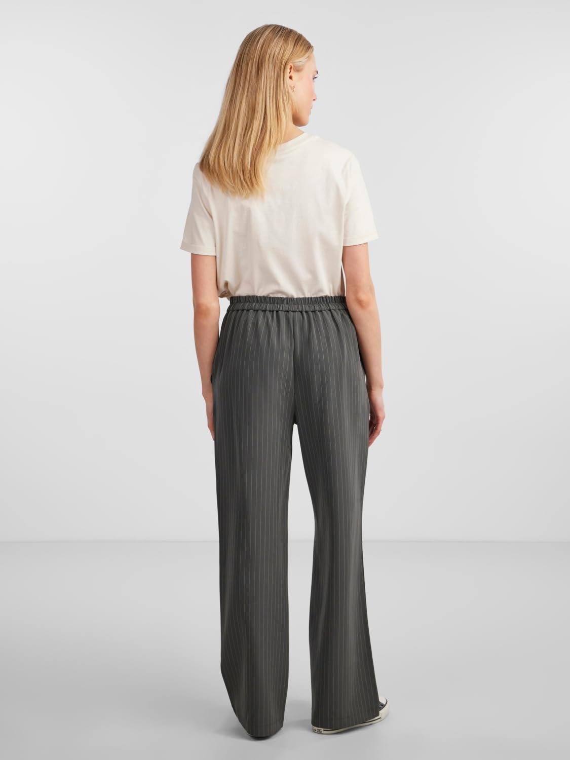 PIECES Pcbozzy HW pantaloni larghi a righe