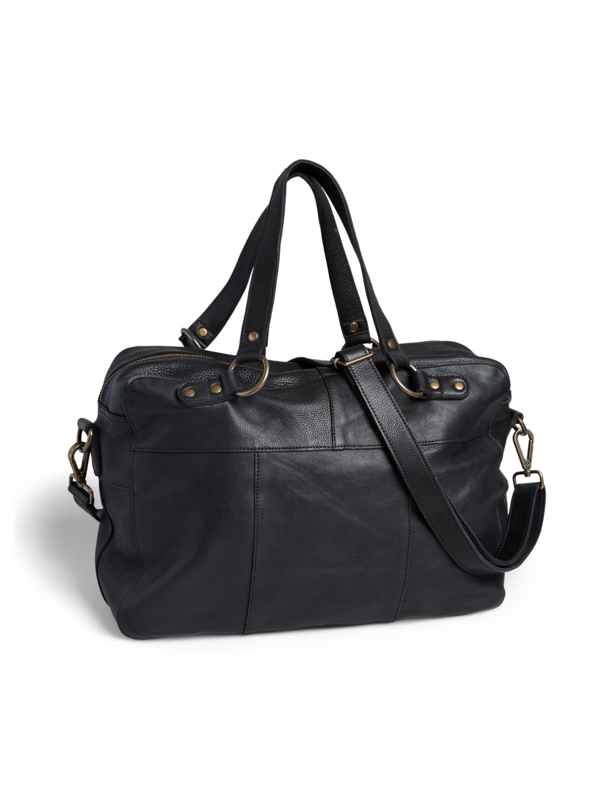 Pieces Pcfatima Leather Bag borsa nera pelle