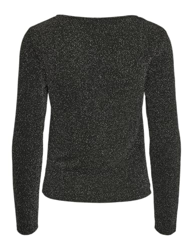 PIECES Pclina LS V-Neck maglia donna S maniche lunghe