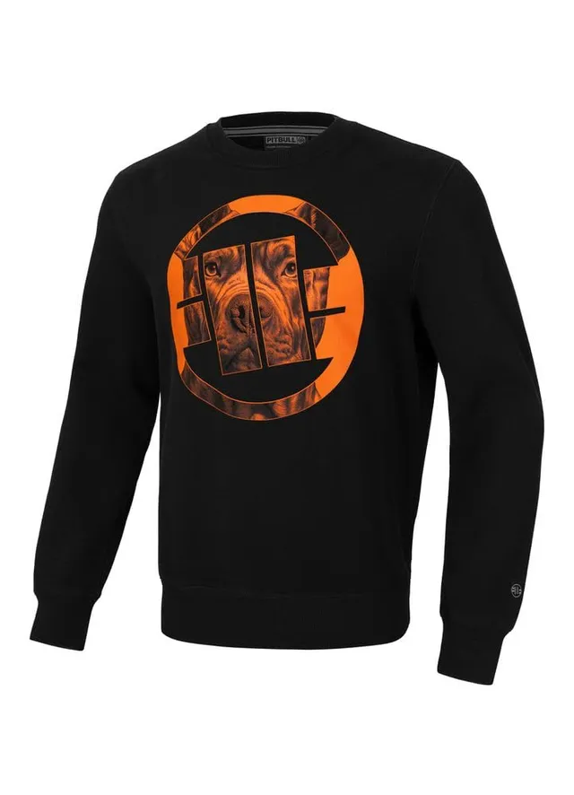 Pitbull Orange Dog felpa girocollo uomo regular fit stampa