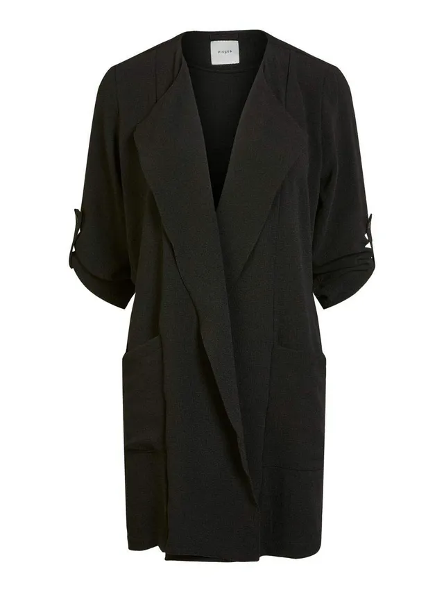Pieces Pckornelia 3/4 Coatigan cardigan nero taglia S