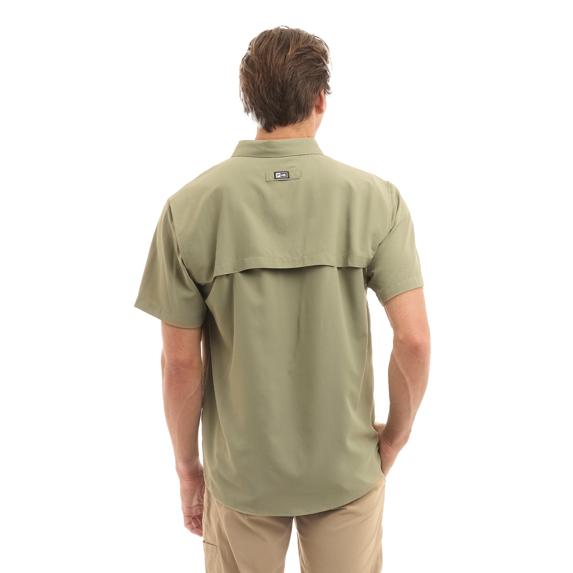 Pelagic Keys camicia uomo manica corta Mangrove traspirante