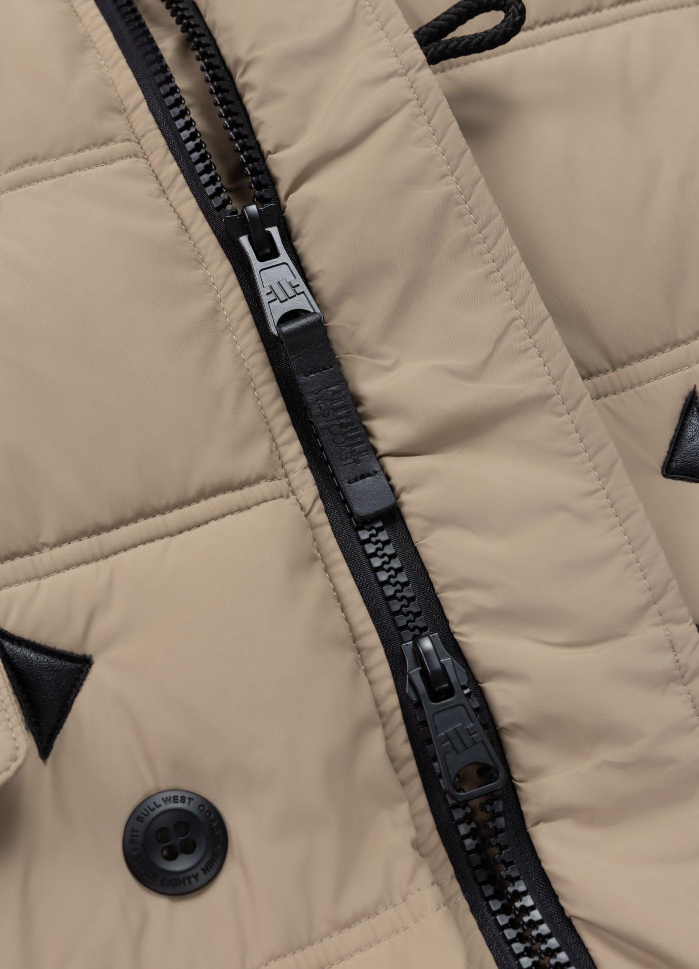 Pitbull Queenston Piumino Donna Sabbia Scura Parka