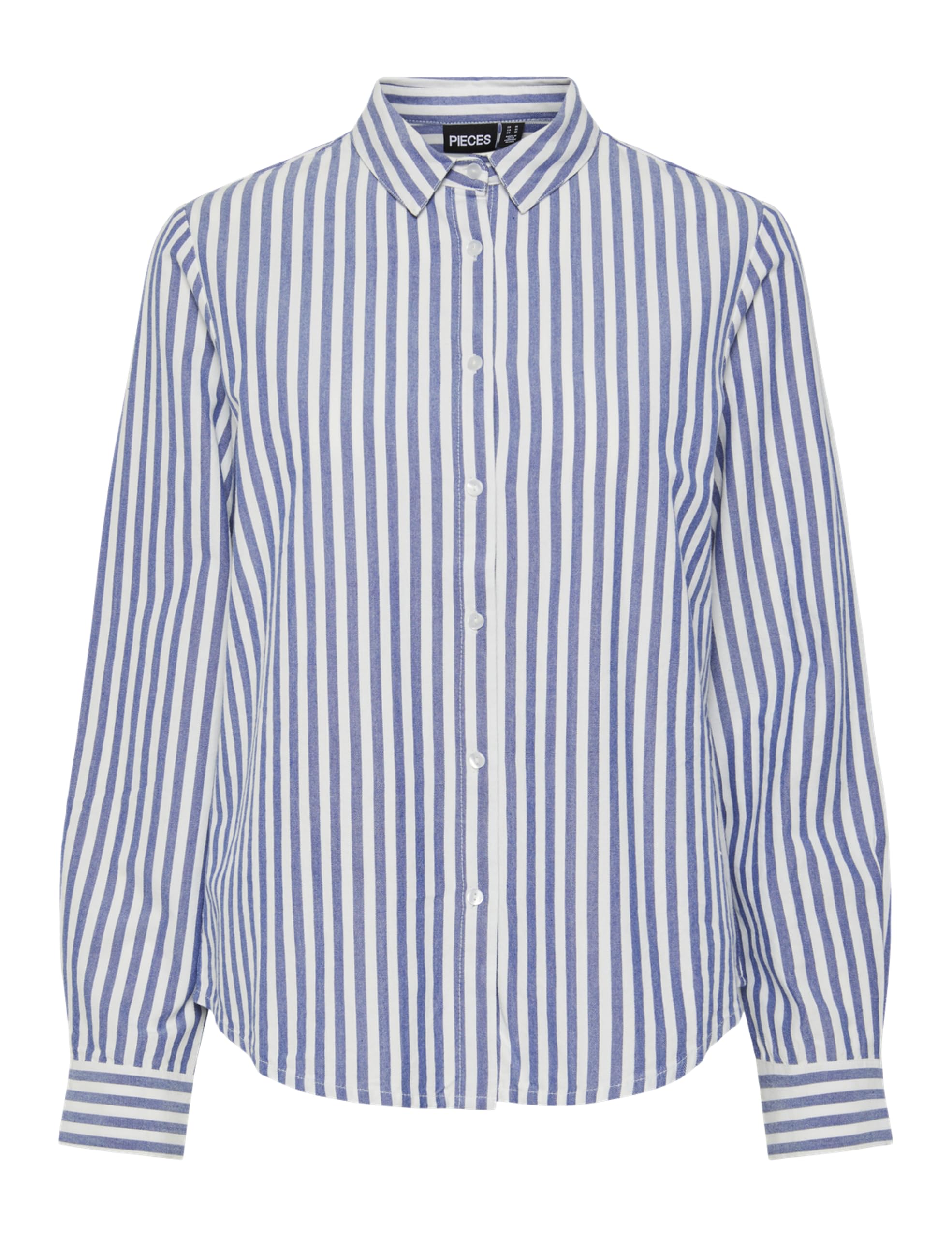 Pieces Pcmirini LS Shirt FC BC camicia donna M bianca