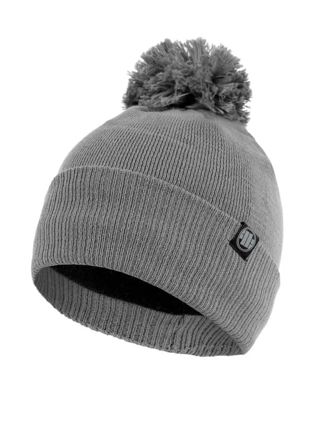 Pit Bull West Coast Bubble Small Logo berretto grigio invernale