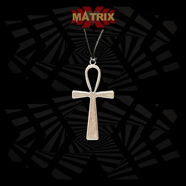Matrix Music Store Cross Egypt Cross of Life ciondolo zamac
