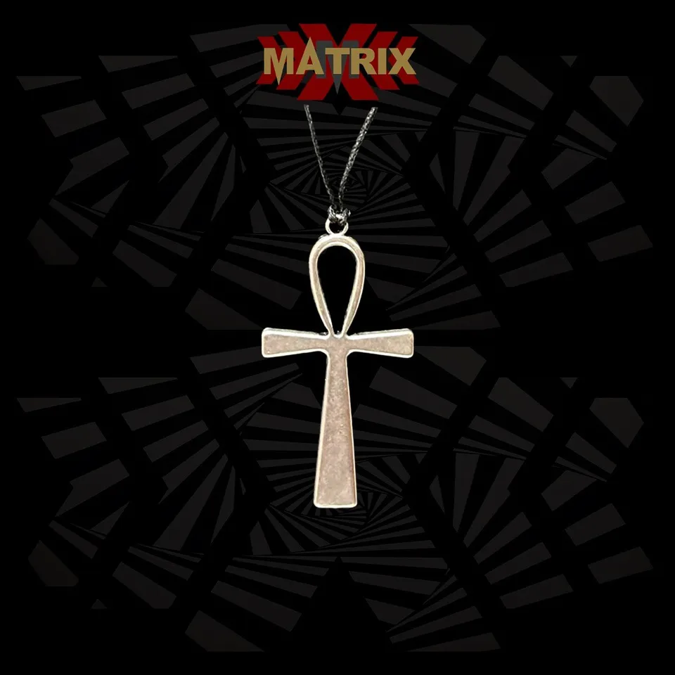 Matrix Music Store Cross Egypt Cross of Life ciondolo zamac