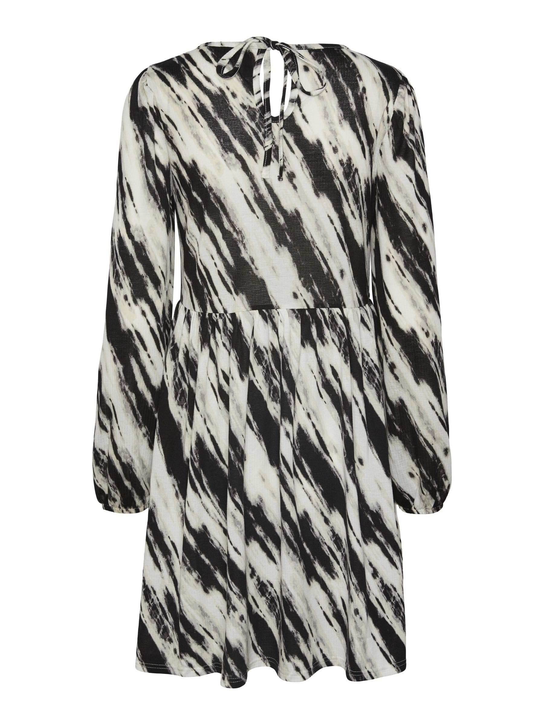 Pieces Pcjona LS O-Neck Dress BC vestito L girocollo