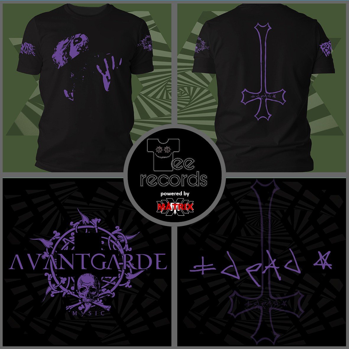 Matrix Music Store Dead Live in Leipzig Mayhem t-shirt organico