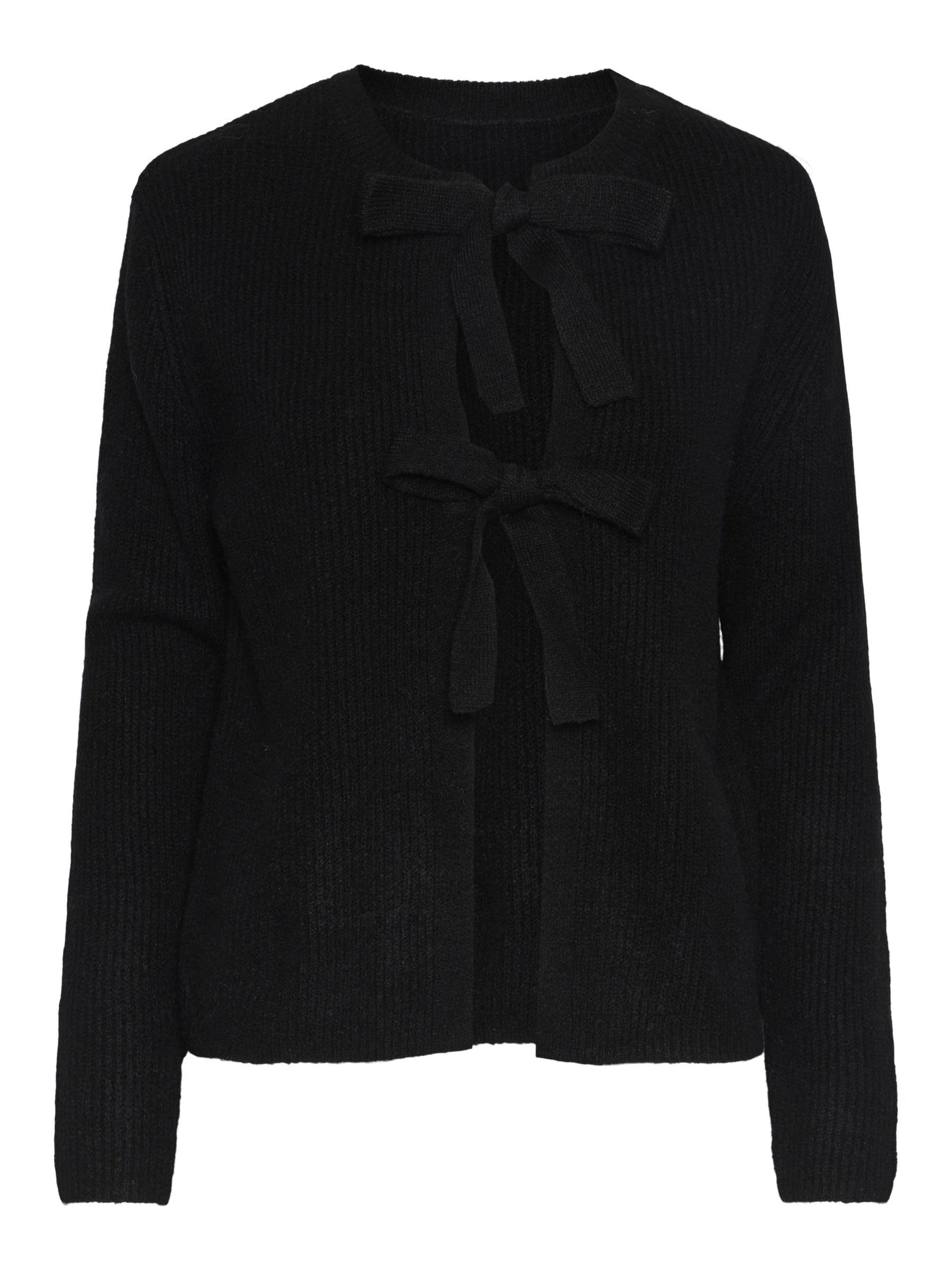 Pieces PcSilly cardigan nero XS caldo