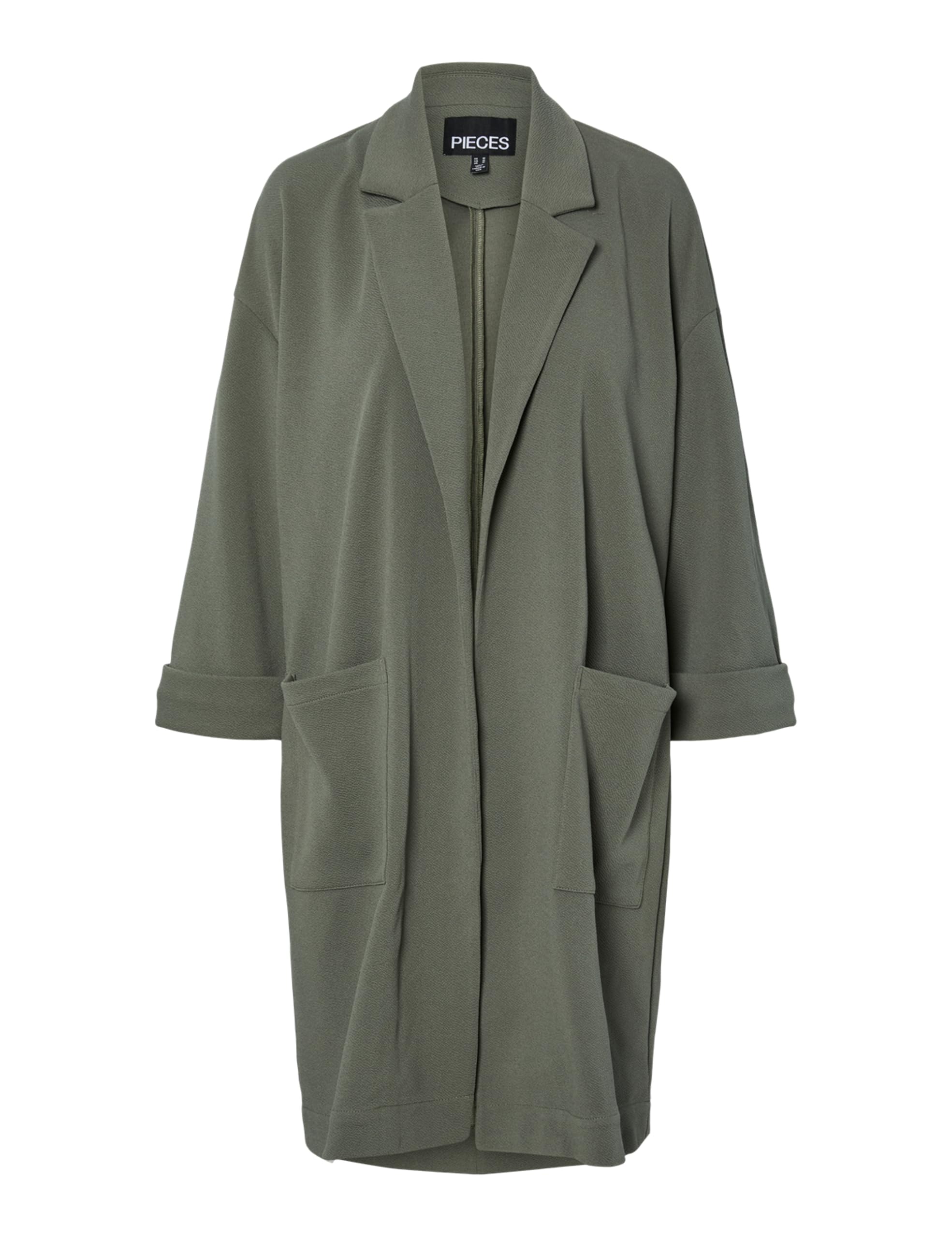 Pieces Pcdaisy 3/4 Coatigan cardigan argento S maniche 3/4