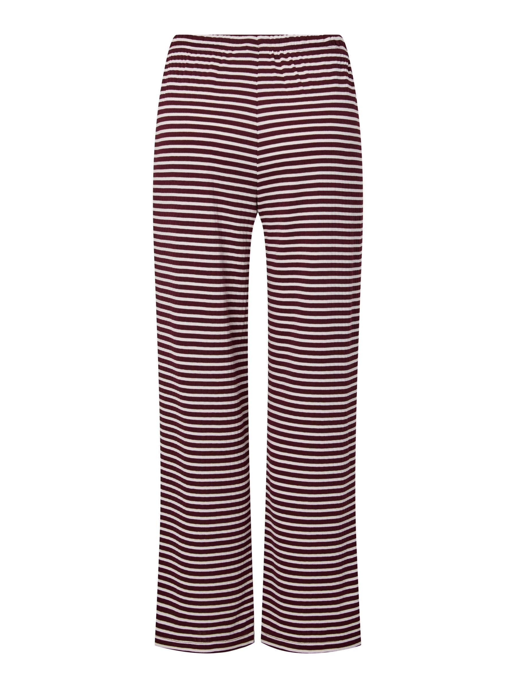 Pieces Pcsoffi HW Wide Pantaloni Donna Tawny Port