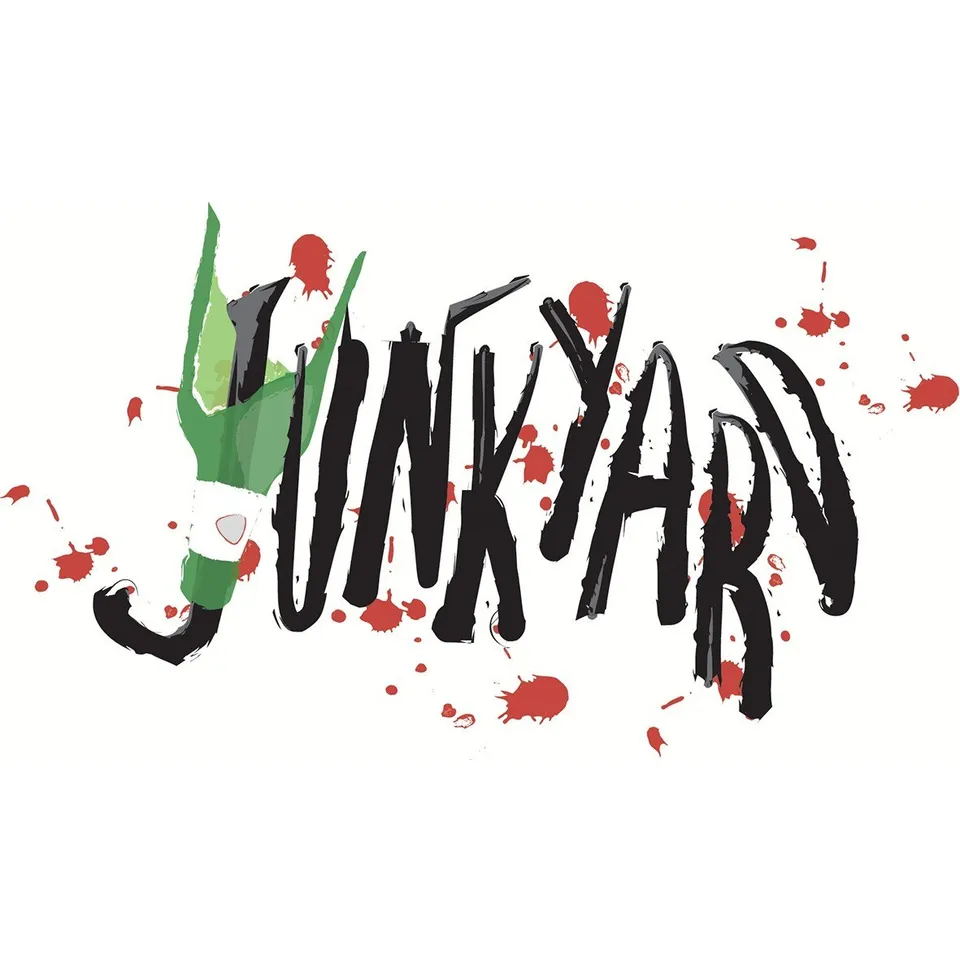 Matrix Music Store Junkyard Logo t-shirt cotone organico
