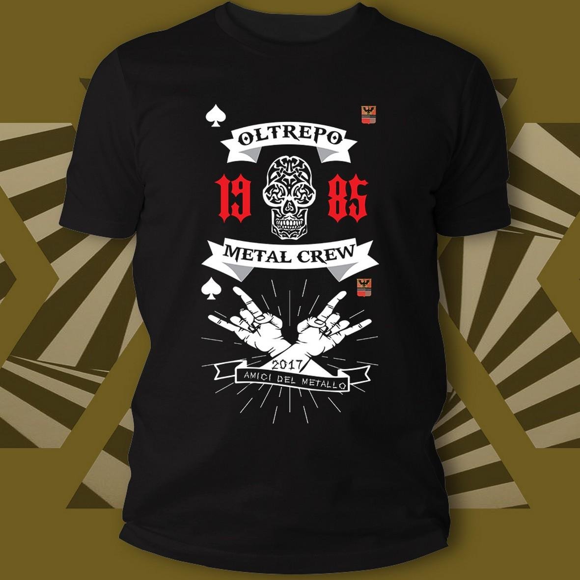 Matrix Music Store Metal Crew Oltrepo t-shirt cotone organico