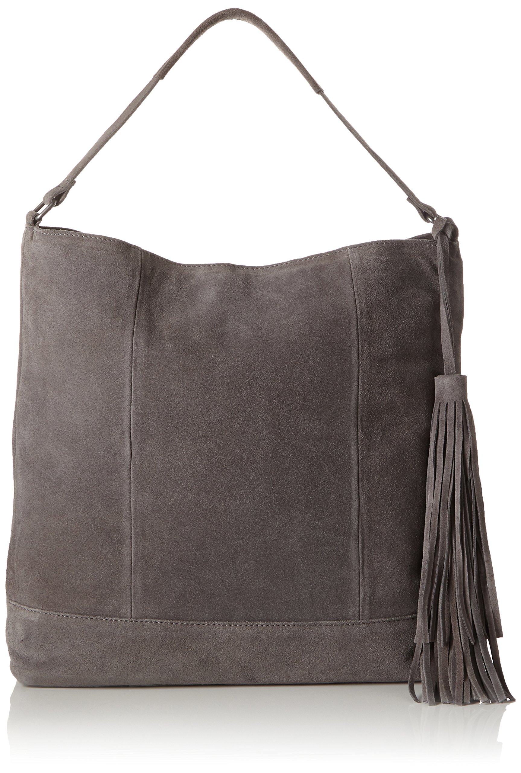 Pieces Pcpeloa Suede borsa a mano donna camoscio