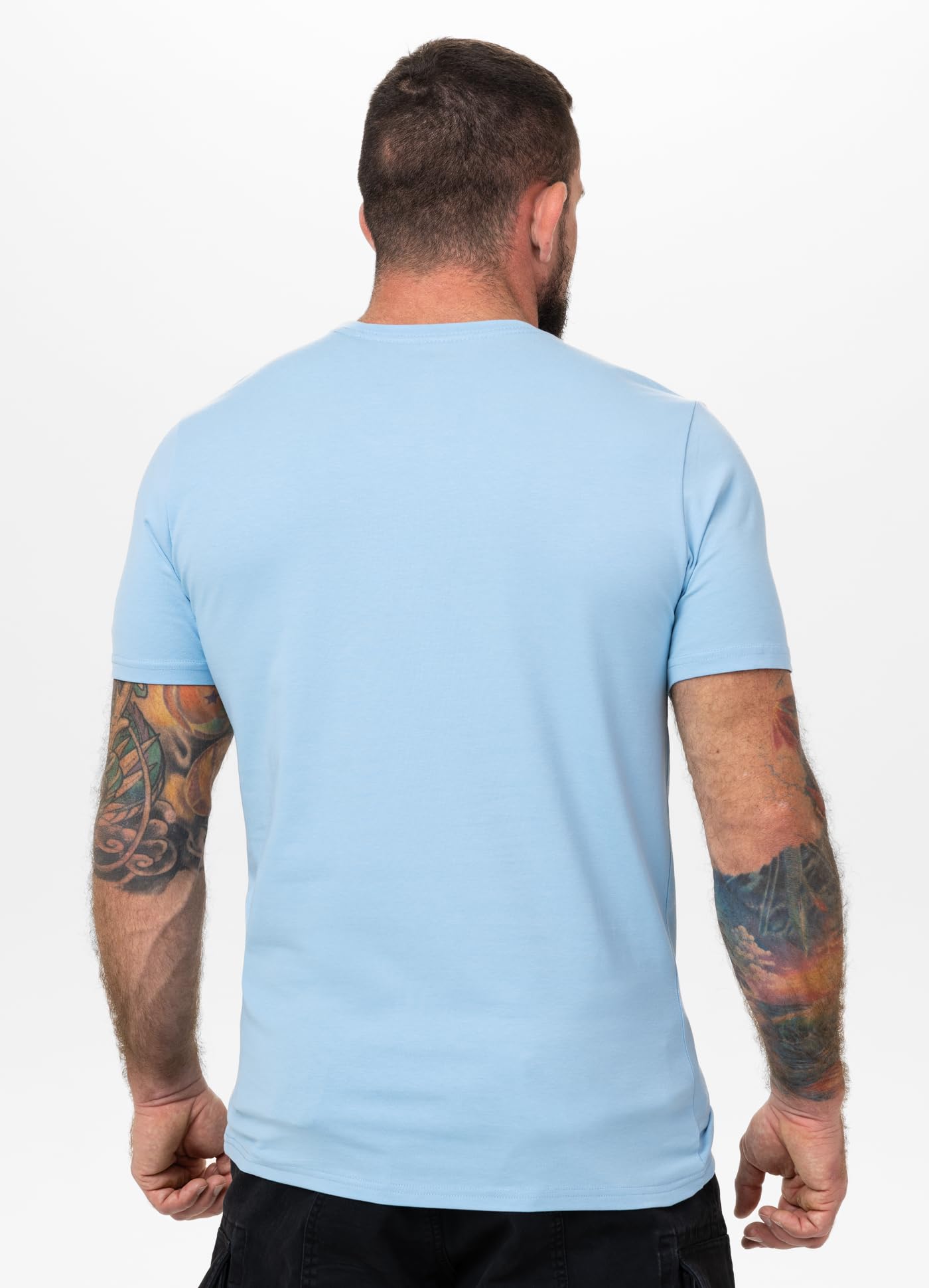 Pitbull USA Cal T-Shirt Uomo L Slim Fit Cotone