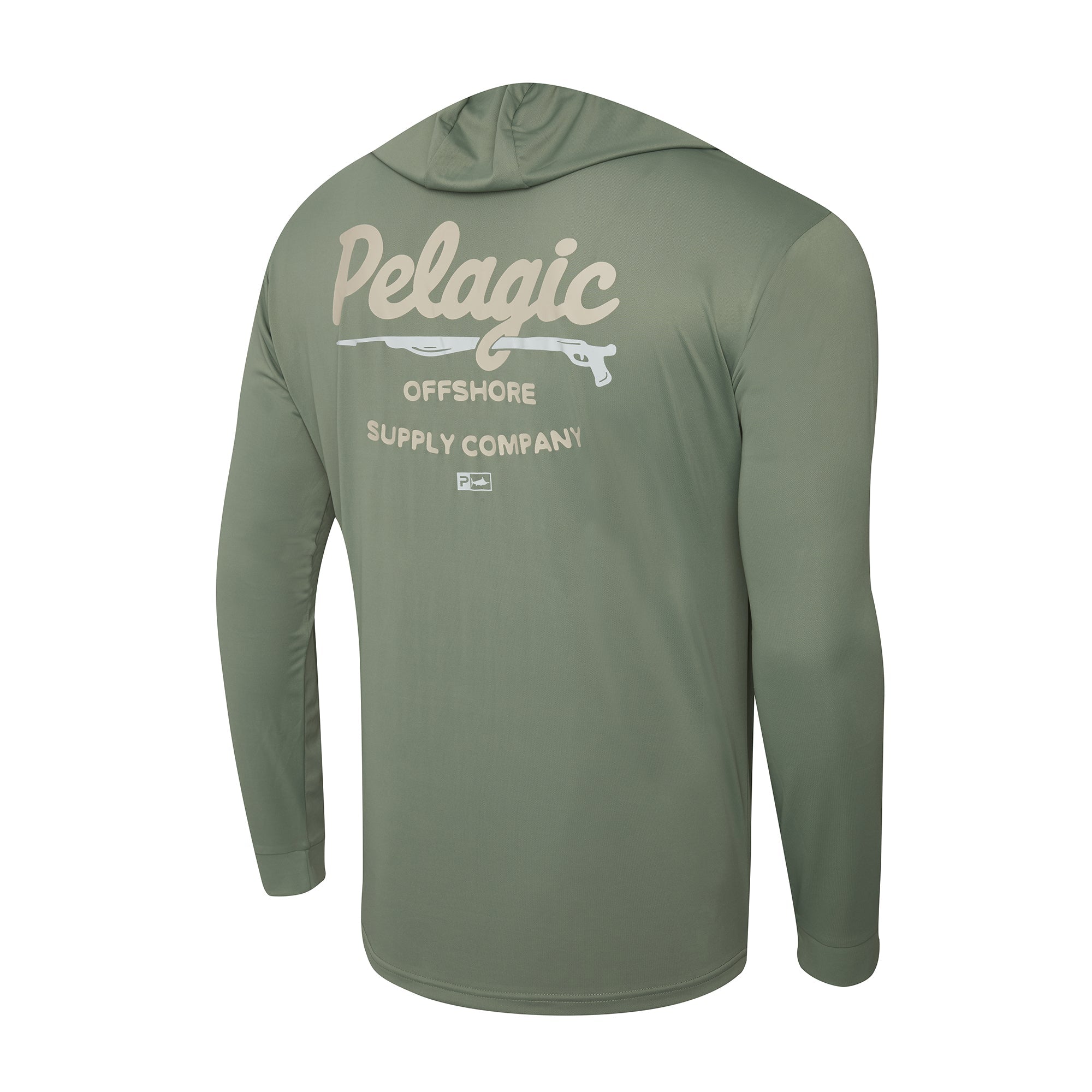 Pelagic Aquatek Gunner maglia pesca UPF 50+ verde mangrovie