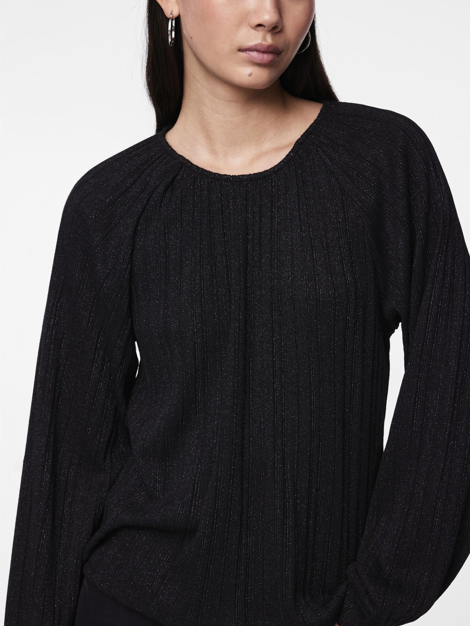 PIECES Pcdalilah New LS Top maglietta maniche lunghe