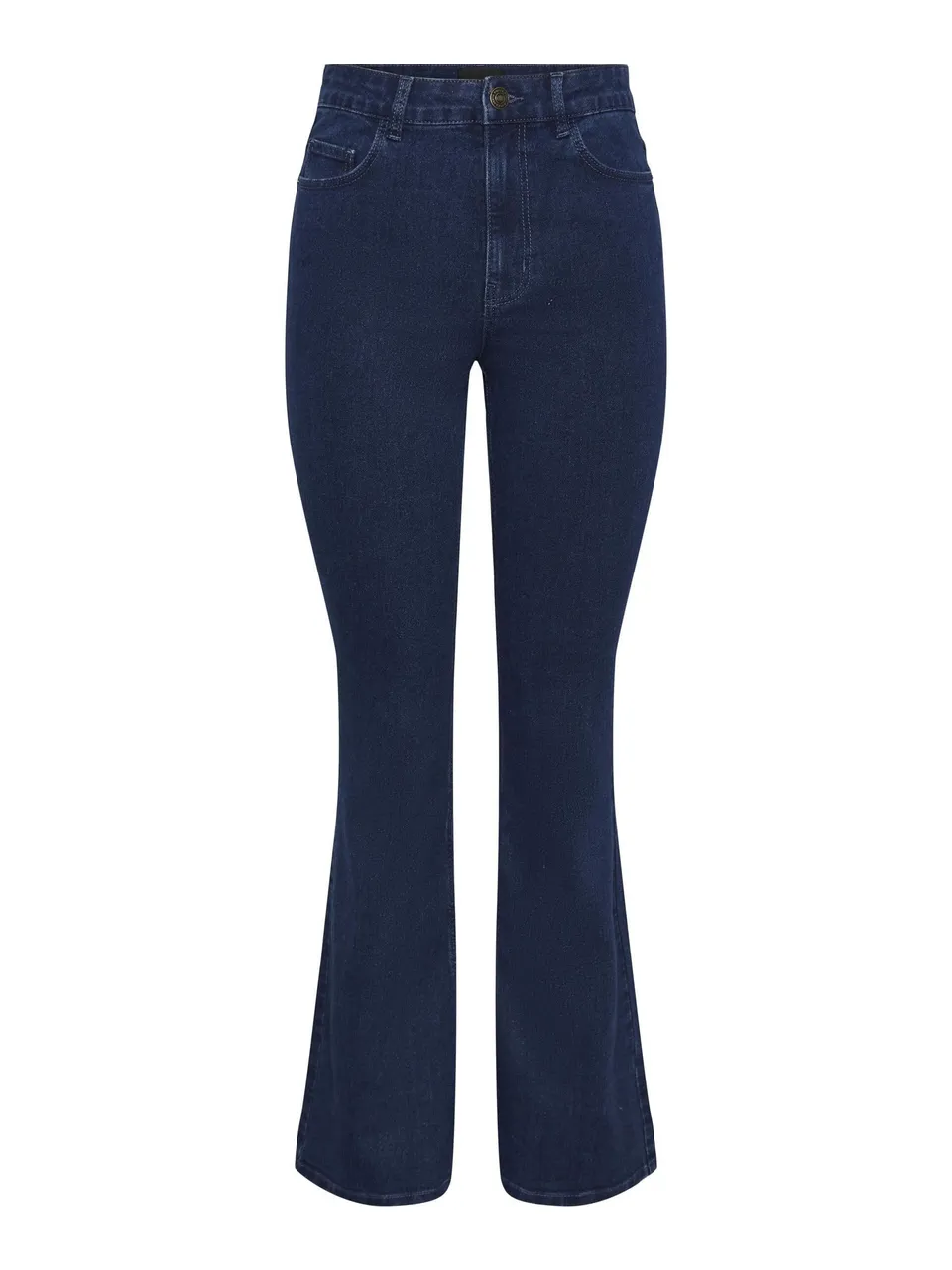 Pieces Pcpeggy Flared HW Jeans Db jeans donna XS svasati
