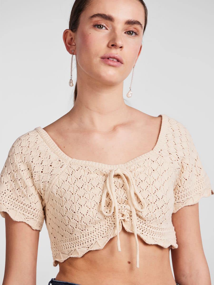 Pieces Pcbluma Maglia Donna Manica Corta Comoda