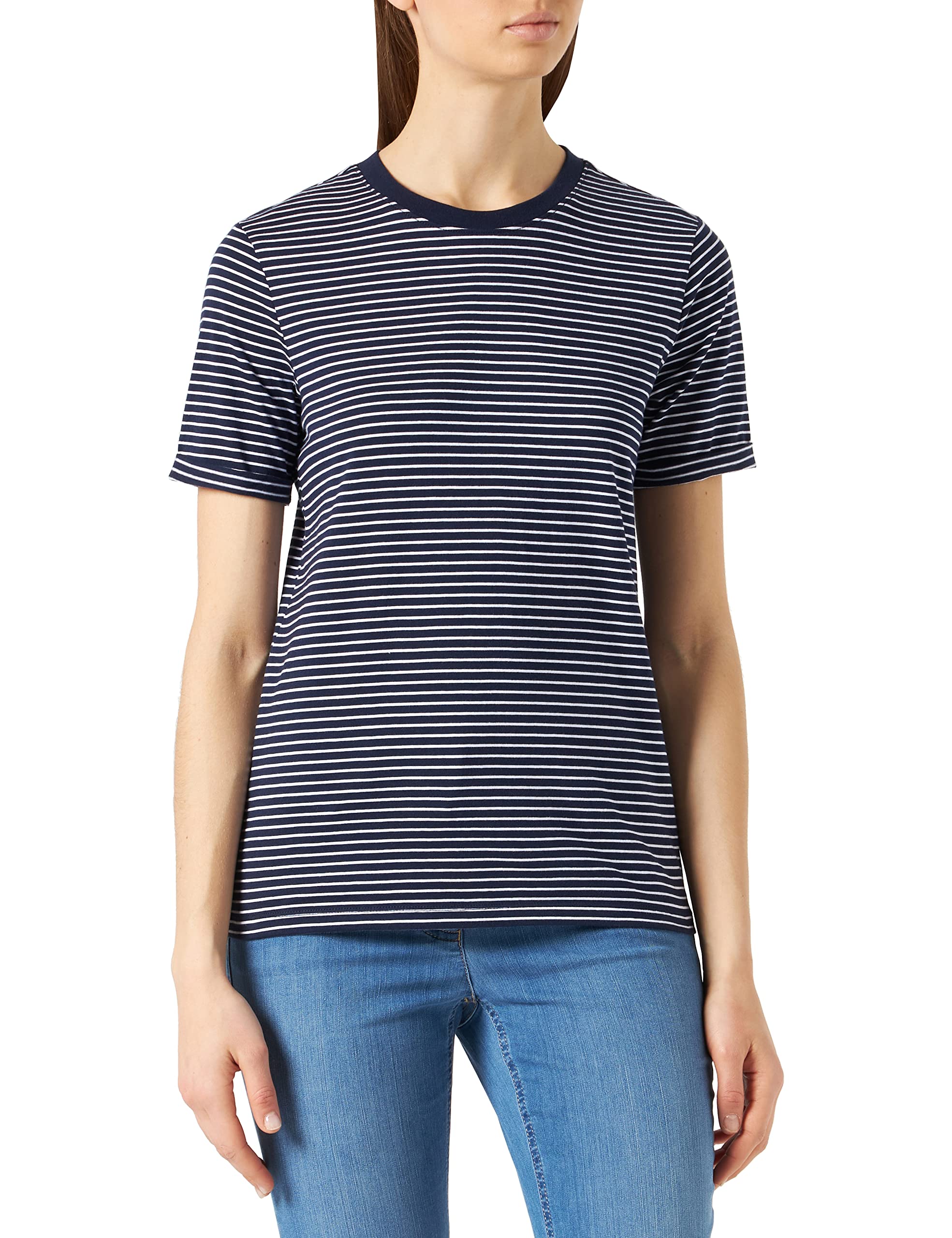 Pieces Pcria SS Fold Up Tee Noos BC t-shirt blu