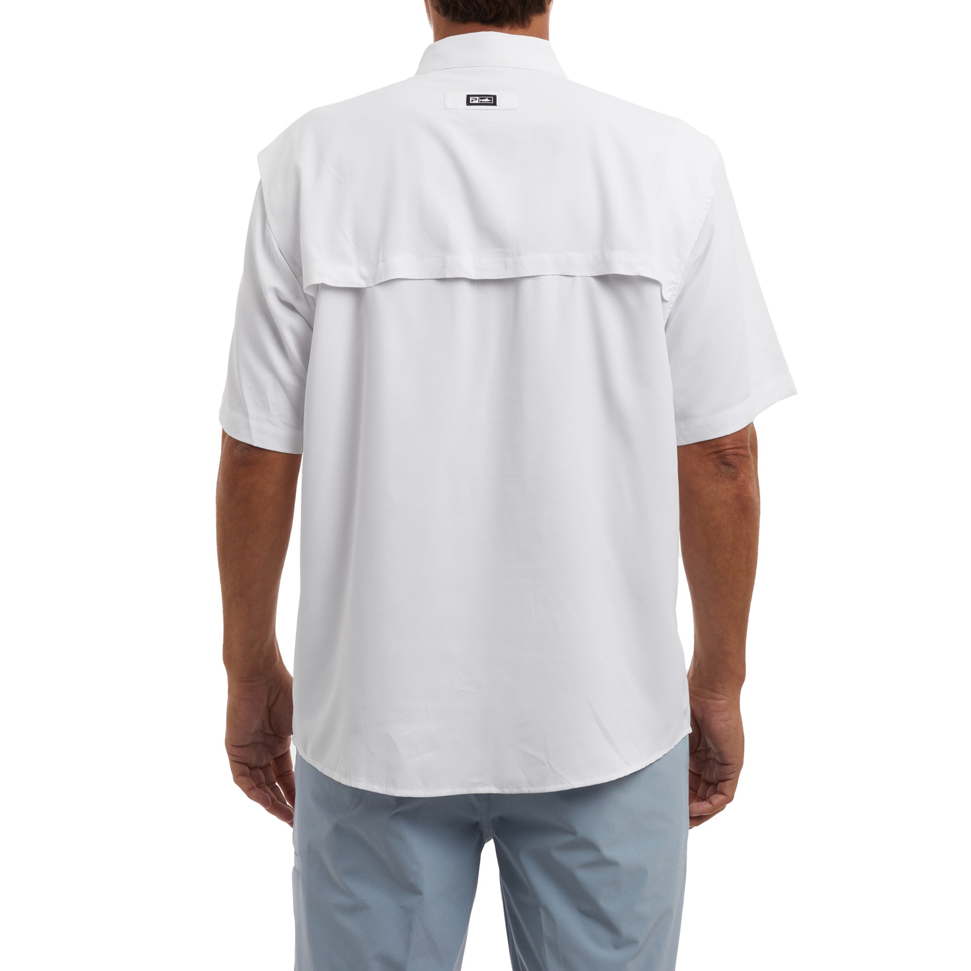 Pelagic Keys camicia uomo bianca UPF 50+