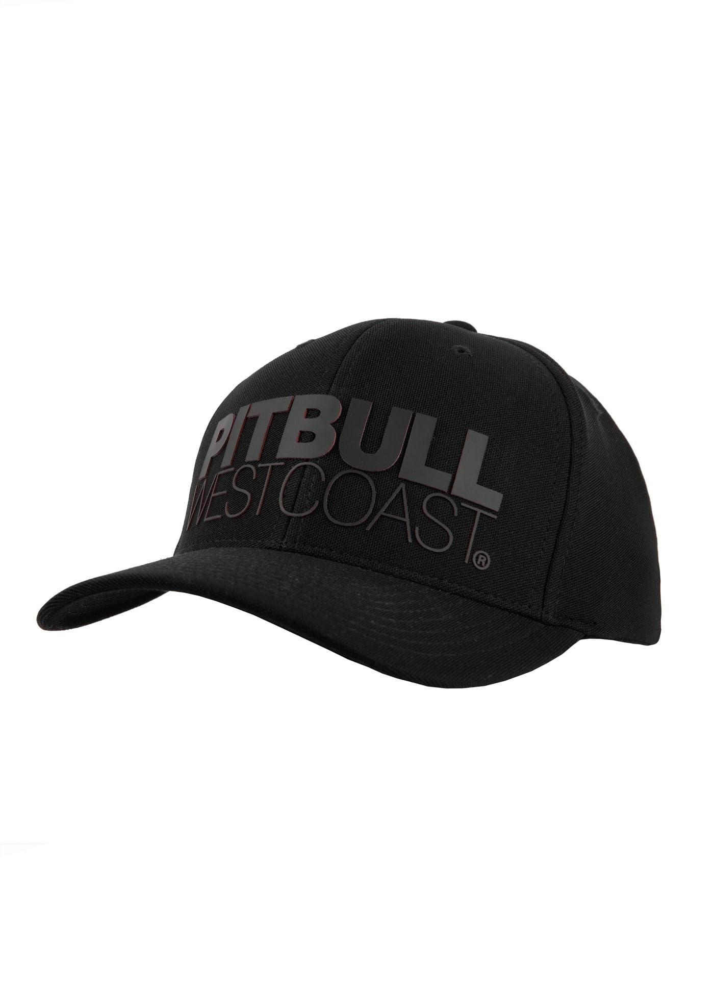 Pitbull Classic Seascape cappellino nero rosso flexfit