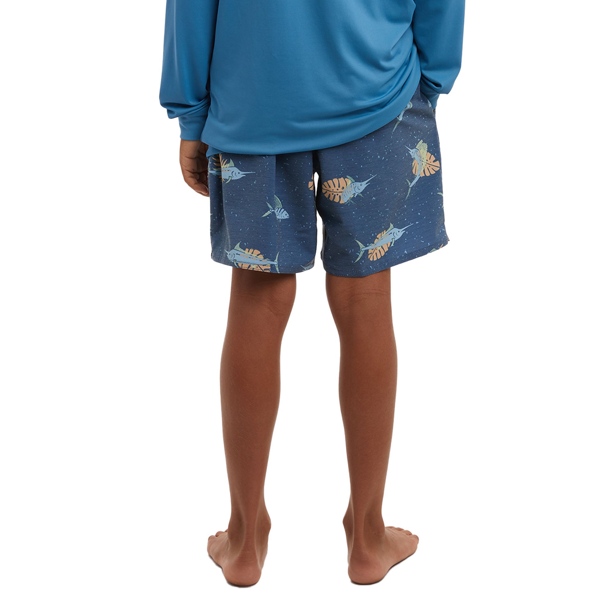 PELAGIC Youth Dockside shorts ragazzo Smokey Blue