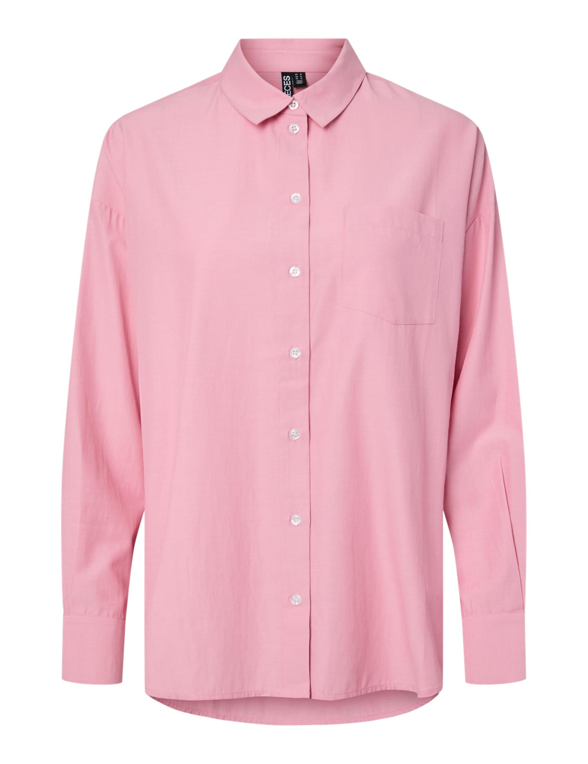Pieces Pcpalmer LS camicia donna L cotone