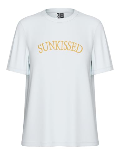 PIECES Pctaya SS t-shirt stampata bianco taglia L