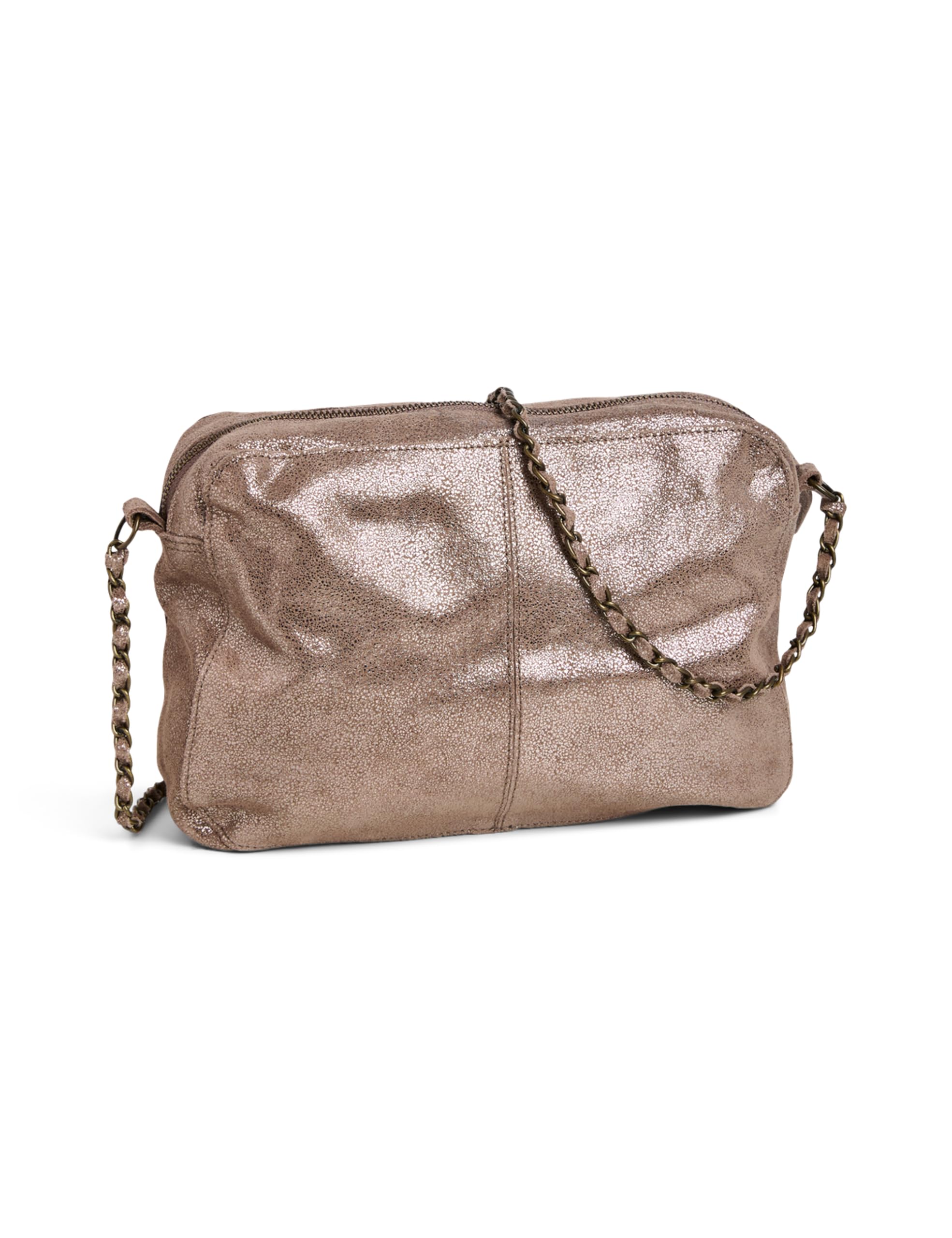 Pieces Pcnaina Leather Large Cross Over Fc borsa pelle